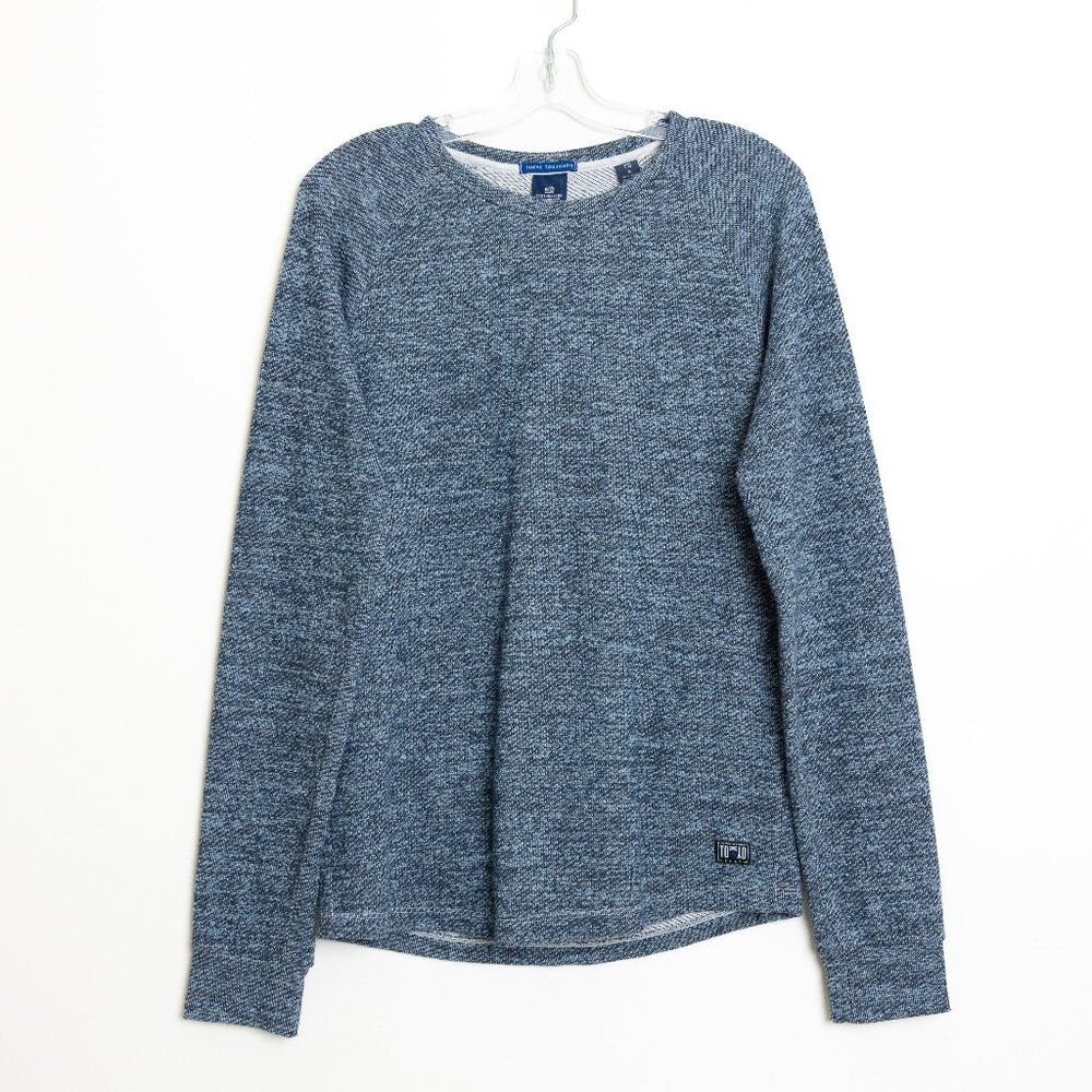 Scotch & Soda Sweatshirt Heathered Blue Tokyo Toujours - Picture 2 of 13